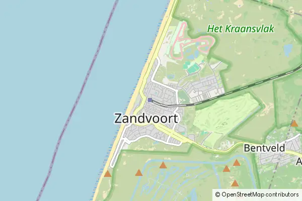 Karte Zandvoort