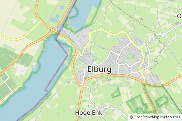 Karte Elburg