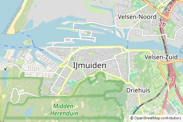 Karte Ĳmuiden