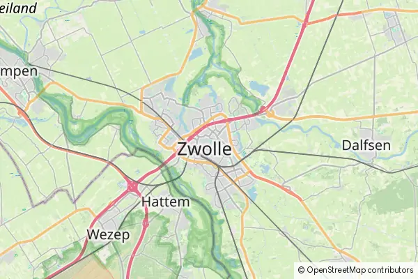 Karte Zwolle