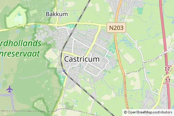 Karte Castricum