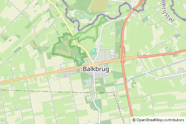 Karte Balkbrug