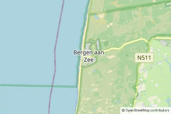 Karte Bergen aan Zee