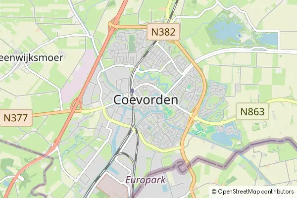 Karte Coevorden