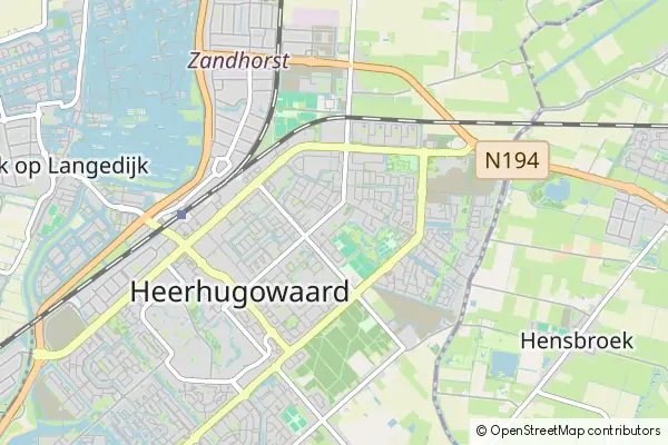 Karte Heerhugowaard