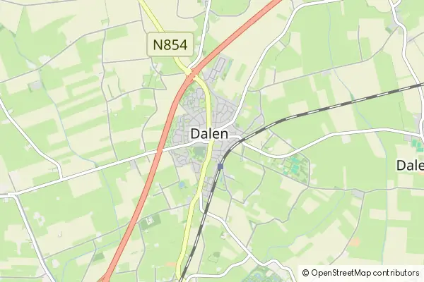 Karte Dalen