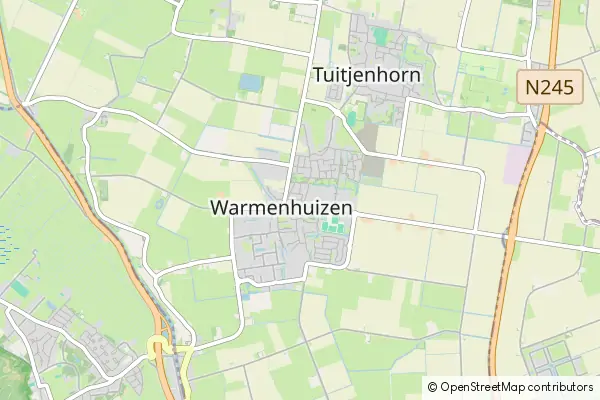 Karte Warmenhuizen