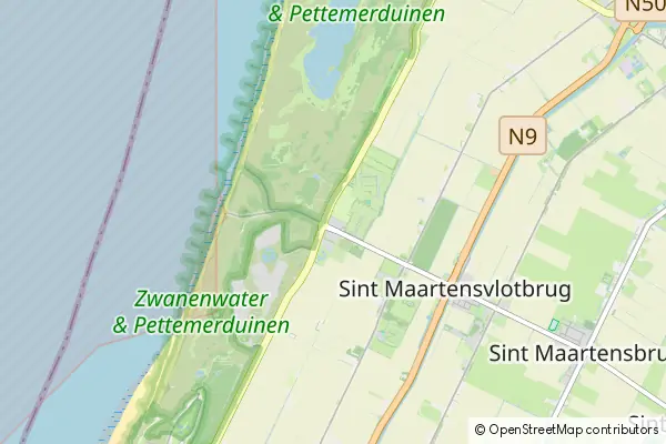 Karte Sint Maartenszee