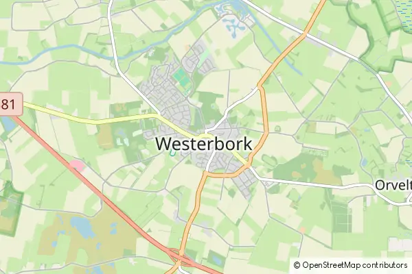 Karte Westerbork