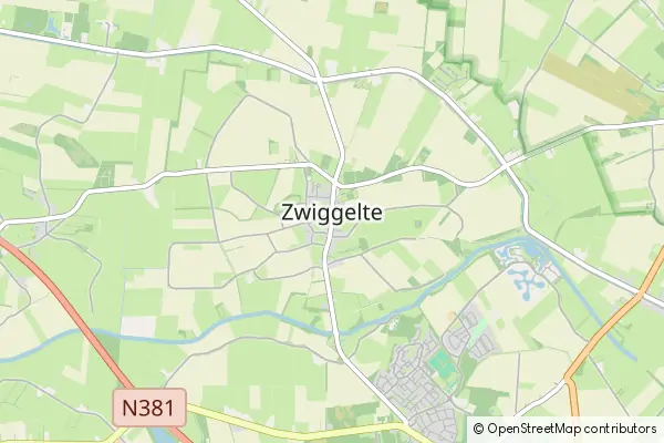 Karte Zwiggelte