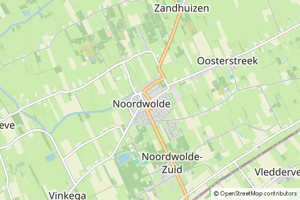 Karte Noordwolde