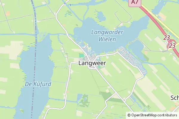 Karte Langweer