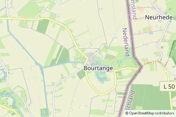 Karte Bourtange