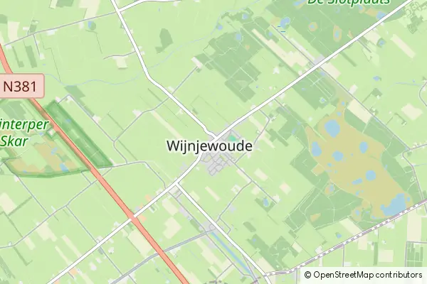 Karte Wijnjewoude