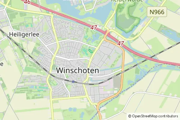 Karte Winschoten