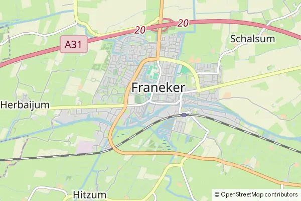 Karte Franeker