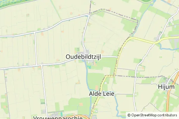 Karte Oude Bildtzijl