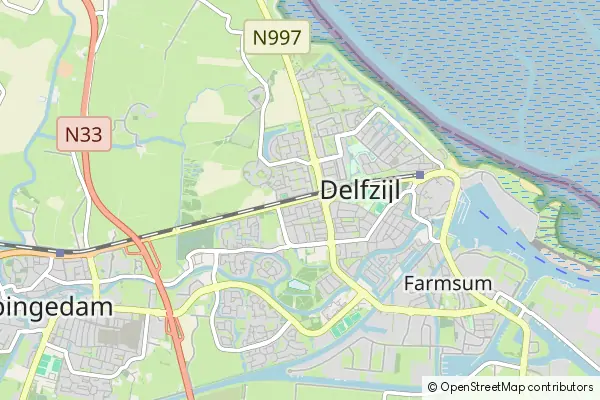 Karte Delfzijl