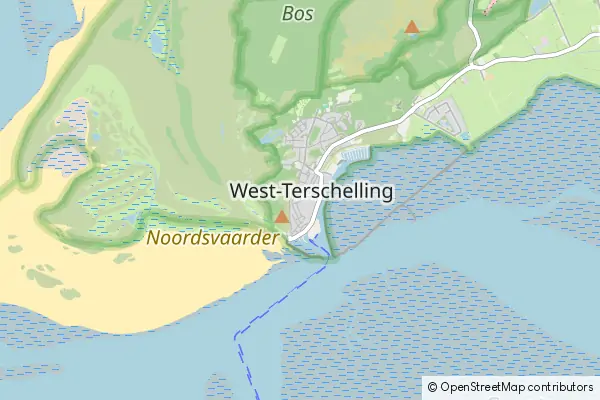 Karte West-Terschelling