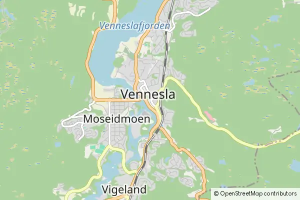 Karte Vennesla