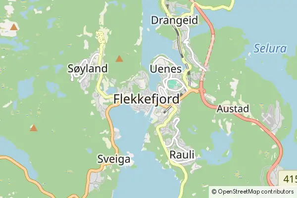 Karte Flekkefjord