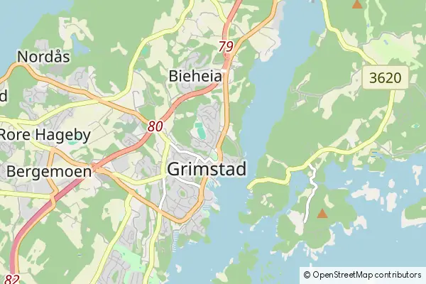 Karte Grimstad