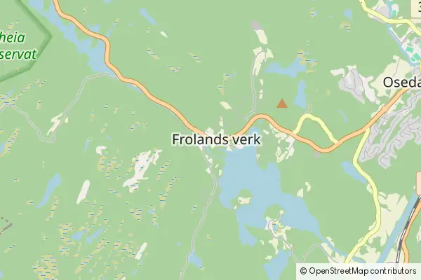 Karte Froland Verk