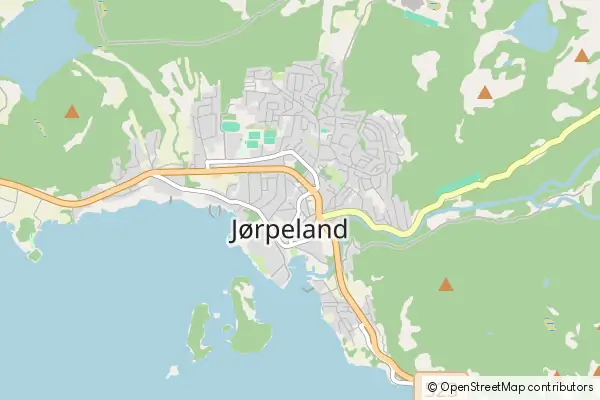 Karte Jorpeland