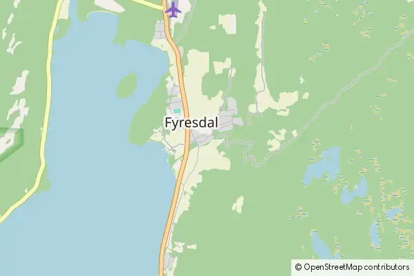 Karte Fyresdal