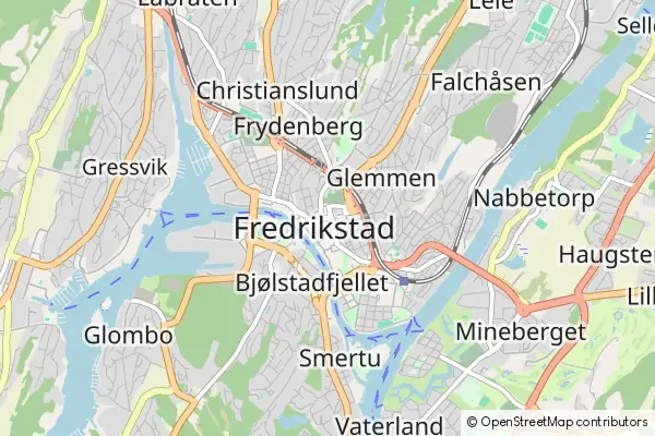 Karte Fredrikstad