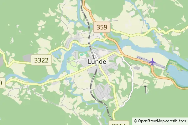 Karte Lunde