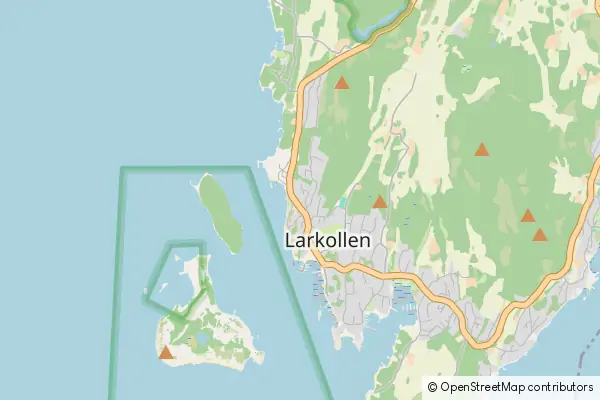 Karte Larkollen