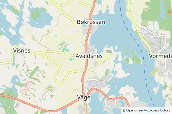 Karte Avaldsnes