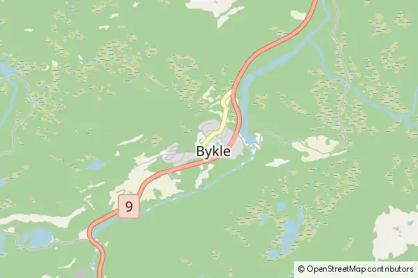 Karte Bykle