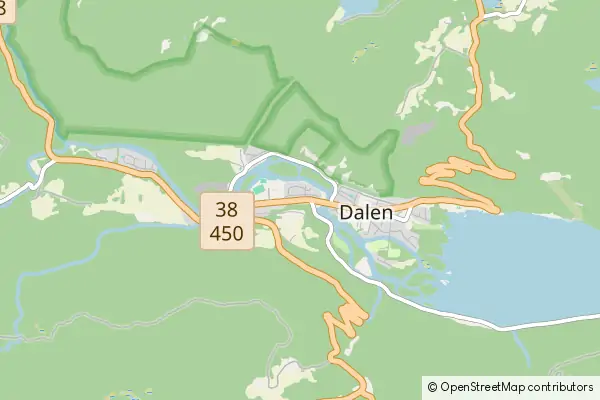 Karte Dalen