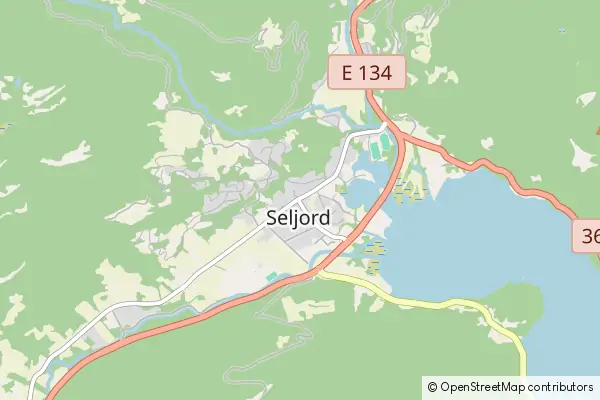 Karte Seljord