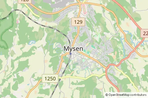 Karte Mysen