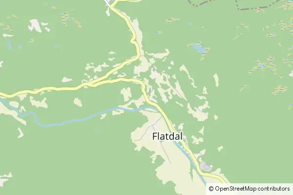 Karte Flatdal