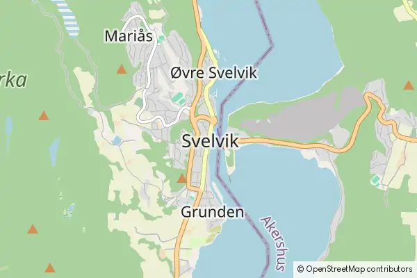 Karte Svelvik