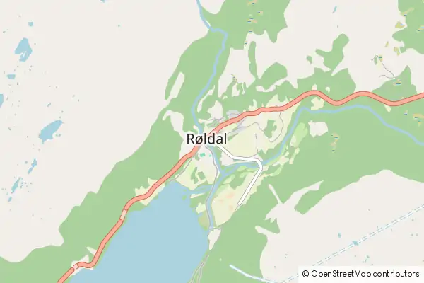 Karte Roldal