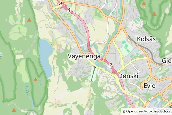 Karte Voyenenga