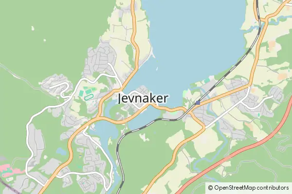 Karte Jevnaker