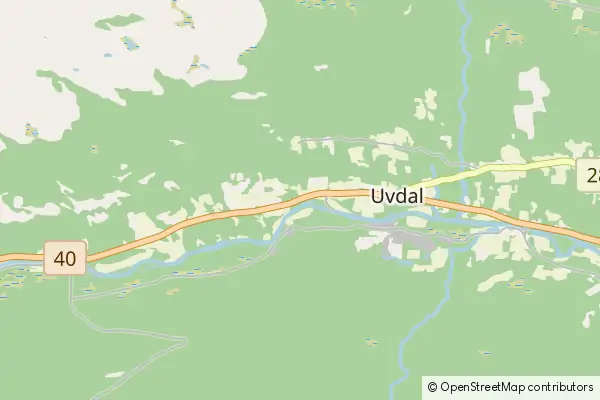 Karte Uvdal