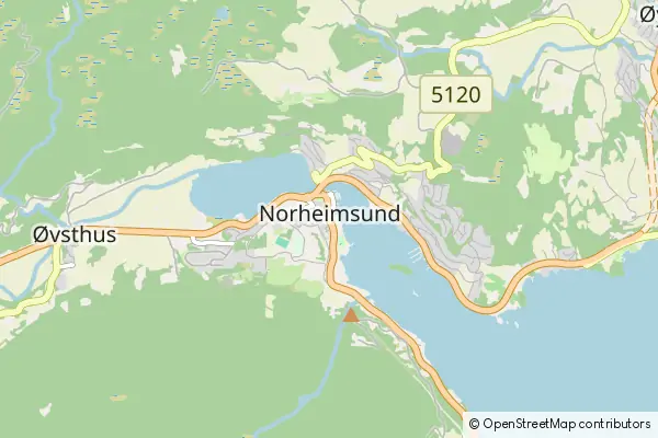 Karte Norheimsund