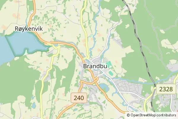 Karte Brandbu