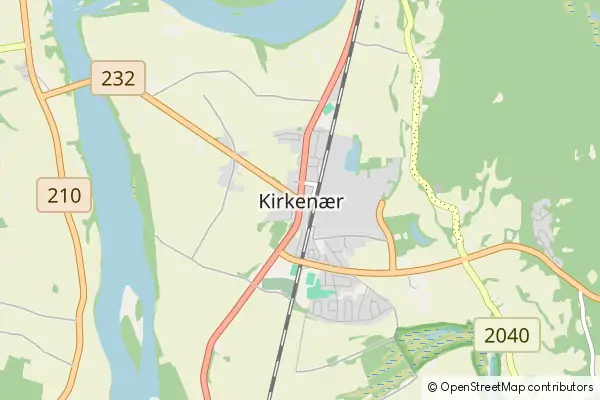 Karte Kirkenaer