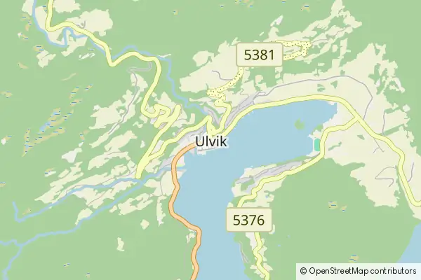 Karte Ulvik