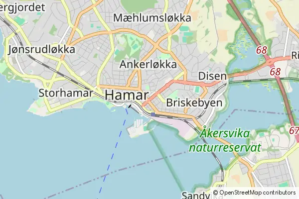 Karte Hamar