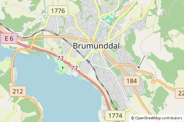 Karte Brumunddal