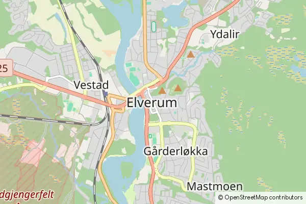 Karte Elverum